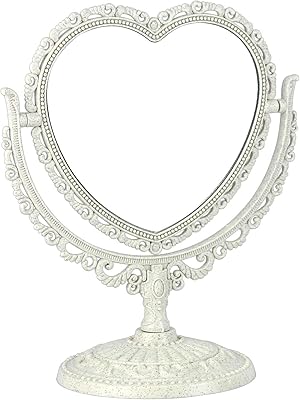 Miroir de maquillage grossissant double face arabest, joli miroir de maquillage en forme de cœur avec rotation à 360 degrés, miroir de salle de bain et de chambre à coucher (beige). DIAYTAR COTE D'IVOIRE est une boutique en ligne généraliste qui propose plus de 300 000 références de produits. Elle est considérée comme l'une des boutiques en ligne les plus importantes en Côte d'Ivoire, offrant une grande variété de choix pour les consommateurs. Elle permet aux clients d'acheter en ligne et de faire livrer leurs produits partout dans le pays.