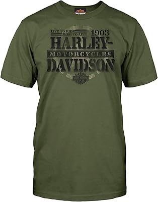 T-shirt à manches courtes à imprimé graphique vert militaire pour homme - overseas