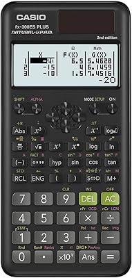 Calculatrice scientifique standard casio fx-300esplus2 deuxième édition, noir