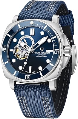 Pagani design montres automatiques pour hommes tourbillon mode hommes montres mécaniques cadran squelette cadran analogique numérique bracelet en cuir décontracté. DIAYTAR COTE D'IVOIRE met en avant la confiance et la satisfaction du client, en garantissant la qualité et l'authenticité des produits vendus. Les clients peuvent bénéficier d'un suivi de commande précis et d'une politique de retour flexible si nécessaire. La boutique en ligne contribue également à promouvoir les produits locaux et à soutenir les artisans ivoiriens.