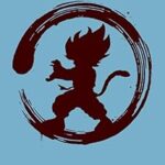 Cahier circle goku : journal, papier ligné universitaire, agenda, 6x9 120 pages, couverture
