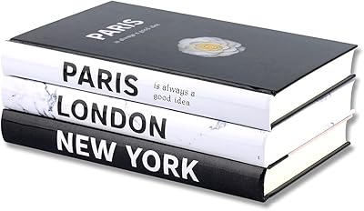 Ensemble de livres décoratifs modernes 3 pièces, ensemble de livres décoratifs modernes, ensemble de livres au design moderne, livres d'exposition pour tables basses/étagères (paris/new york/londres). Grâce à son approche centrée sur le client et à sa gamme étendue de produits, DIAYTAR COTE D'IVOIRE est devenue la référence incontournable pour les habitants de la Côte d'Ivoire. La boutique s'efforce continuellement d'améliorer son offre et ses services, s'adaptant aux tendances et aux besoins changeants de sa clientèle pour maintenir son statut de leader sur le marché.