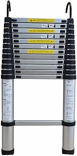 Échelle à rallonge en aluminium 7 m-6 m-5 m-3 m-2 m avec 2