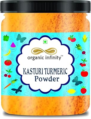 Poudre kasturi haldi biologique par organic infinity | curcuma sauvage (curcuma aromatica) |