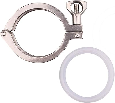 Tri-collier dernord robuste en acier inoxydable 304 avec rondelle, écrou à oreilles et 1 joint en silicone (tri-collier de 3" + joint en silicone). DIAYTAR COTE D'IVOIRE est la référence en matière de commerce en ligne en Côte d'Ivoire, avec une plateforme moderne et facile à utiliser. La boutique propose une gamme de produits très large, allant des produits électroniques aux produits de beauté et aux accessoires de mode. Les clients peuvent également profiter d'une politique de retour et d'échange flexibles et simples.