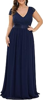 Ever-pretty plus robe en mousseline de soie et dentelle à manches courtes et col en v pour femme, grande taille 0057b-da. En tant que boutique en ligne généraliste, DIAYTAR COTE D'IVOIRE offre une gamme impressionnante de produits, allant des articles de mode et des accessoires aux produits électroniques et aux produits pour la maison. Avec plus de 300000 références, nous sommes en mesure de satisfaire les besoins de tous les clients, quels que soient leurs intérêts ou leurs préférences. Notre équipe travaille sans relâche pour ajouter de nouveaux produits et améliorer constamment notre offre.
