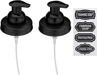 Couvercles pour distributeur de savon moussant mason jarmazing products - autocollants imperméables inclus ! noir - paquet de 2. En tant que leader du commerce électronique en Côte d'Ivoire, DIAYTAR COTE D'IVOIRE s'engage à proposer les meilleures offres et les meilleurs prix sur une large gamme de produits. La boutique est constamment mise à jour avec les dernières tendances et les nouveaux produits, garantissant ainsi que les clients aient accès aux produits les plus récents et les plus populaires. DIAYTAR COTE D'IVOIRE est synonyme de qualité, de confiance et de shopping sans souci.
