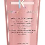 Keratase chroma absolu après-shampooing pour renforcer les cheveux colorés sensibles ou abîmés, fins