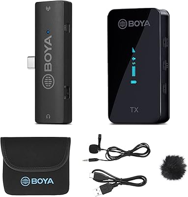Boya by-xm6-s5 émetteur-récepteur portable avec microphone sans fil à pince usb c pour smartphones android de type c, podcasts, facebook, youtube, enregistrement vidéo. En tant que leader des boutiques en ligne en Côte d'Ivoire, DIAYTAR COTE D'IVOIRE vous présente plus de 300 000 références de produits high-tech, de mode, de décoration, et bien plus encore. Avec un engagement fort envers la qualité et la satisfaction client, DIAYTAR rend l'expérience d'achat en ligne plus accessible et plus agréable que jamais. Découvrez pourquoi DIAYTAR est la préférence de milliers de clients en Côte d'Ivoire.