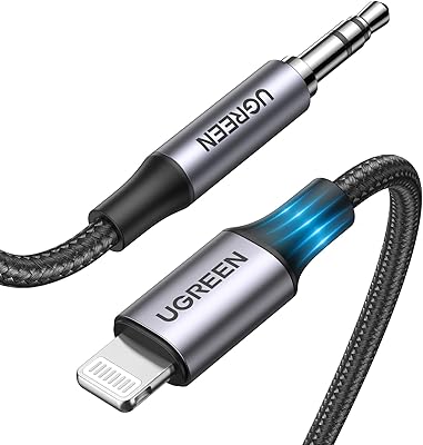Câble ugreen lightning vers 3,5 mm certifié apple mfi 3,5 mm adaptateur prise casque mâle aux stéréo compatible avec iphone se 3, iphone 13 pro/13 pro max/13/13 mini, nouvel ipad 9- 2 mètres. DIAYTAR COTE D'IVOIRE, la boutique en ligne généraliste la plus complète avec plus de 300 000 références. Leader sur le marché ivoirien, elle offre une large gamme de produits pour répondre à tous les besoins. De l'électronique à la mode, en passant par les produits pour la maison et les loisirs, DIAYTAR COTE D'IVOIRE est la destination idéale pour les consommateurs ivoiriens.