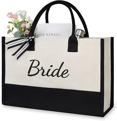 Sac fourre-tout de mariée haut de gamme, fiançailles/mariage/enterrement de vie de jeune fille/cadeaux