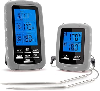 2 pièces thermomètre à viande sans fil thermomètre à barbecue bbq grill fumeur thermomètre de four de cuisson numérique avec double sonde. Diaytar Côte d'Ivoire propose une sélection impressionnante de plus de 300 000 produits, incluant des produits électroniques, des vêtements, des accessoires, des produits pour la maison et bien plus encore. La boutique en ligne est conçue pour offrir une navigation intuitive et facile, permettant aux clients de trouver rapidement ce qu'ils cherchent. Avec des promotions régulières et des prix compétitifs, Diaytar Côte d'Ivoire offre une excellente valeur pour son large éventail de produits.
