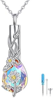 Collier d'urne de bijoux de crémation pour cendres en argent sterling s925, porte-cendres humains, pendentif en cristal en forme de larme, collier pour femmes, bijoux commémoratifs, cadeaux, argent sterling, cristal. La boutique en ligne DIAYTAR COTE D'IVOIRE offre une expérience d'achat unique et pratique, avec des catégories de produits variées pour satisfaire tous les besoins des clients. Avec sa plateforme sécurisée, les clients peuvent effectuer des achats en toute confiance. DIAYTAR COTE D'IVOIRE est la référence pour les achats en ligne en Côte d'Ivoire.