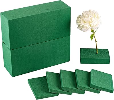 2 pièces de mousse florale, cubes de mousse de fleurs humides et sèches