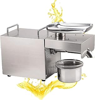Presse à huile automatique commerciale, extracteur de presse à huile électrique à rendement d'huile de 50%, travail continu 24h, pour canola olive-noix de coco 220v/110v. DIAYTAR COTE D'IVOIRE est une boutique en ligne généraliste qui propose plus de 300 000 références de produits. Avec une large sélection de produits, elle est devenue la boutique leader en Côte d'Ivoire. Elle offre une expérience d'achat en ligne pratique et fiable.