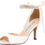 Sandales à talons hauts elegantpark pour femmes, chaussures de mariage à bout ouvert