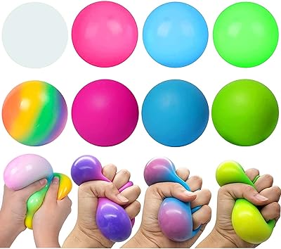 Mini balles anti-stress pour enfants, 8 pièces balles anti-stress à couleurs changeantes, balles anti-stress sensorielles pour enfants et adultes, jouet d'anxiété amusant. DIAYTAR COTE D'IVOIRE est une boutique en ligne généraliste proposant plus de 300 000 références de produits. Elle est devenue la boutique leader en Côte d'Ivoire, offrant une grande variété de produits pour répondre aux besoins de tous les consommateurs. Grâce à sa plateforme en ligne, les clients peuvent facilement trouver et acheter leurs produits préférés.