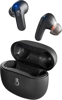 Écouteurs sans fil skullcandy rail avec intégration de l'application skull-iq et microphone ai