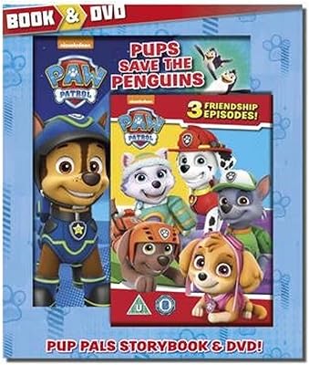 Livre et dvd nickelodeon paw patrol : d'histoires pup pals