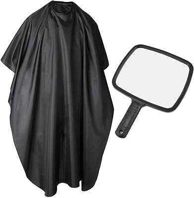 Miroir et cape de barbier trixie - espace réfléchissant grand angle - peignoir unisexe pleine longueur - salon professionnel et usage domestique - noir. DIAYTAR COTE D'IVOIRE, c'est la garantie d'un shopping en ligne sécurisé et fiable. Cette boutique généraliste propose une vaste gamme de produits, allant des accessoires de mode aux appareils électroménagers, en passant par les produits high-tech. Le choix est immense, avec plus de 300 000 références à votre disposition.