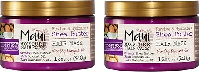 Masque capillaire au beurre de karité maui moisture, pot de 12 oz