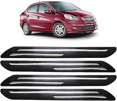 Protection de pare-chocs honda amaze 2018 (lot de 4) noir (style - double bande chromée). DIAYTAR COTE D'IVOIRE se distingue par sa vastitude de choix et son engagement à offrir les meilleurs prix sur le marché ivoirien. Elle permet aux clients d'accéder à une grande variété de produits, allant de l'électronique aux produits alimentaires, en passant par les vêtements et les accessoires. Cela rend DIAYTAR une destination incontournable pour les achats en ligne en Côte d'Ivoire.
