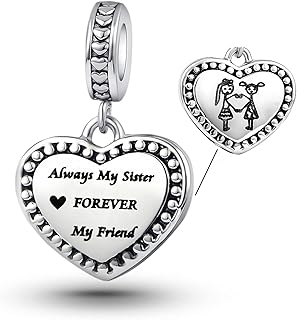 Breloque coeur always my sister forever my friend, compatible avec les bracelets pandora, métal, cuivre. Grâce à son équipe dédiée et expérimentée, DIAYTAR COTE D'IVOIRE assure une expérience d'achat en ligne fluide et sécurisée. La boutique en ligne généraliste mise sur la technologie pour améliorer continuellement son service et offrir une expérience d'achat exceptionnelle à ses clients.