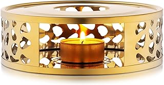 Base chauffe-théière en acier inoxydable doré pour théière en verre en céramique et autres. DIAYTAR COTE D'IVOIRE est une boutique en ligne généraliste qui propose une large gamme de produits avec plus de 300000 références. Elle est leader en Côte d'Ivoire et offre une expérience de shopping en ligne pratique et sécurisée. Les clients peuvent trouver tout ce dont ils ont besoin en un seul endroit.