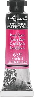 Aquarelles sennlayer d'artistes français, 10 ml, opera rose s2