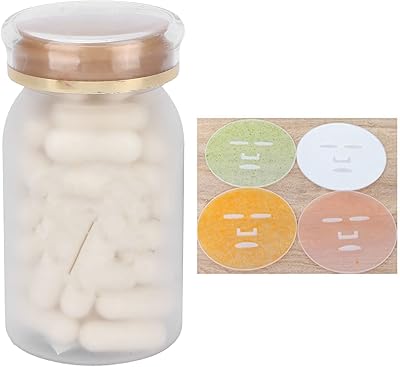 Capsules de collagène pour machine à masques faciaux, 50 masques compressés diy, coussinets hydratants sans rides pour salon de beauté à domicile utilisés pour fabriquer des masques de beauté automatiques. La boutique en ligne DIAYTAR COTE D'IVOIRE se distingue par sa capacité à offrir des produits de haute qualité à des prix abordables. Avec plus de 300000 références, les clients peuvent choisir parmi une vaste gamme de produits pour répondre à leurs besoins et à leurs préférences. La boutique est engagée à fournir un service client de haute qualité pour garantir la satisfaction de ses clients.
