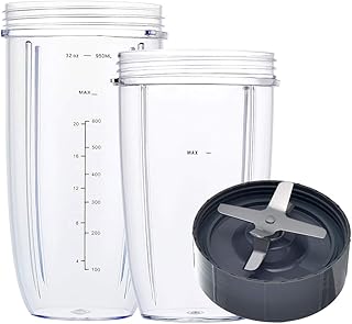 Pièces de rechange pour mélangeur nutribullet, tasses de 32 oz et 24 oz avec lame d'extraction de remplacement, compatibles avec les mélangeurs nutribullet 600 w/900 w (3 pièces). DIAYTAR COTE D'IVOIRE, la boutique en ligne leader en Côte d'Ivoire, propose plus de 300 000 références pour répondre à tous vos besoins. Avec une offre large et variée, vous trouverez facilement ce que vous cherchez. Que ce soit pour la maison, la mode ou les loisirs, DIAYTAR COTE D'IVOIRE a tout ce qu'il vous faut.