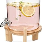 Distributeur de boissons navarres avec support - distributeur de boissons en verre 5l