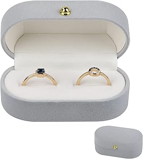 Boîte à bagues en velours pour cadeaux de bijoux, support de mariage ovale, support de rangement classique pour cadeaux, anniversaire, fête de fiançailles, anniversaire, gris clair, peut contenir 2 bagues. DIAYTAR COTE D'IVOIRE est la boutique en ligne idéale pour les consommateurs qui cherchent à découvrir de nouvelles marques et de nouveaux produits. Avec une large sélection de produits, les clients peuvent découvrir de nouvelles marques et de nouveaux produits qui ne sont pas disponibles ailleurs. DIAYTAR COTE D'IVOIRE est le partenaire idéal pour les consommateurs qui cherchent à élargir leurs horizons et à essayer de nouvelles choses.