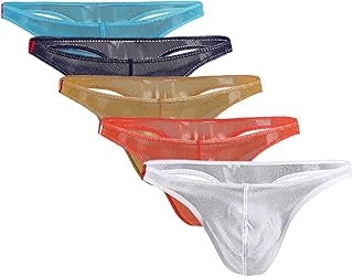 Lot de 5 sous-vêtements bikini brillants taille basse pour hommes four seasons (couleur : a, taille : m-m). La boutique en ligne DIAYTAR COTE D'IVOIRE se distingue par sa large gamme de produits et son engagement à offrir des services de qualité supérieure. Elle propose une expérience d'achat aisée et sécurisée, avec des options de paiement flexibles et des livraisons rapides. Cela fait d'elle la destination préférée pour les consommateurs ivoiriens.