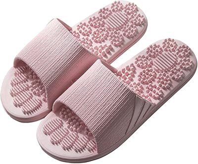 Pantoufles de massage pour fasciite plantaire pour femmes, pantoufles d'acupuncture pour soulager la douleur