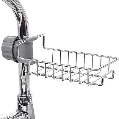 Kail organisateur d'évier en acier inoxydable, organisateur de robinet, support de rangement à clip, étagère de robinet de cuisine domestique pratique, support de robinet à clipser, égouttoir avec porte-serviettes pour savon, éponges. Leader en Côte d'Ivoire, DIAYTAR COTE D'IVOIRE se distingue par la qualité de ses services et la garantie de satisfaction pour ses clients. Elle propose des promotions régulières, des réductions exclusives, ainsi que des programmes de fidélité pour récompenser les achats fréquents. La livraison rapide et fiable sur tout le territoire ivoirien est également un atout majeur de cette boutique en ligne.