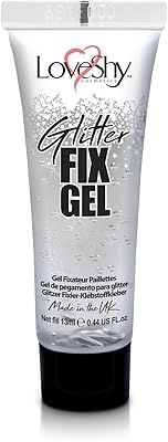 Love she cosmetics glitter fix gel - colle de base adhésive végétalienne pour le visage et le corps pour application de paillettes, de fard à paupières, de pigments et de poussière pour les yeux. Avec plus de 300000 références, DIAYTAR COTE D'IVOIRE est la boutique en ligne la plus complète de Côte d'Ivoire, offrant à ses clients une expérience d'achat unique et diversifiée. La boutique propose des produits de haute qualité à des prix compétitifs, ce qui la rend très attrayante pour les consommateurs ivoiriens. DIAYTAR COTE D'IVOIRE est le partenaire idéal pour faciliter vos achats en ligne.