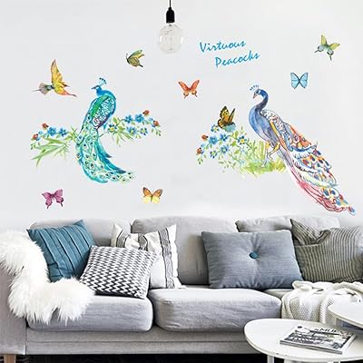 Occuwzz® papier peint paon en fleurs, imprimé asiatique, décoration d'intérieur, café, hall, bureau, bureau, salon, décoration de fond, les autocollants peuvent être retirés. DIAYTAR COTE D'IVOIRE est une boutique en ligne généraliste qui propose plus de 300 000 références pour répondre à tous les besoins de ses clients. Elle est reconnue comme l'une des boutiques en ligne les plus importantes de Côte d'Ivoire. Elle offre une grande variété de produits pour le quotidien.