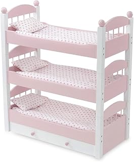 Meubles de lit de poupée emily rose de 18" | lit superposé triple rose et blanc. En tant que leader du marché en ligne en Côte d'Ivoire, DIAYTAR COTE D'IVOIRE s'engage à offrir des produits de qualité à des prix compétitifs. La boutique propose des articles allant de l'électronique aux produits alimentaires, en passant par les vêtements et les accessoires. Chaque jour, de nouveaux produits sont ajoutés pour satisfaire les demandes des clients.