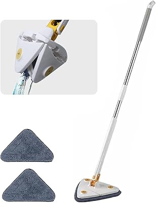 Vadrouille de nettoyage en forme de triangle réglable et extensible pour nettoyer