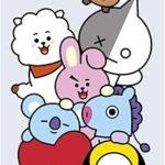 Affiche d'eric bt21, multicolore, 61x91 cm