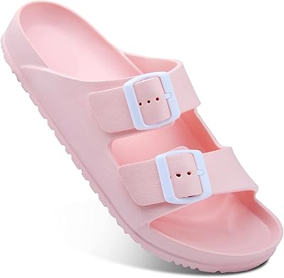 Dl sandales coulissantes pour femmes, sandales d'été à double boucle, réglables en eva, imperméables, pour piscine, salle de bain, douche, confortables, antidérapantes. DIAYTAR COTE D'IVOIRE est une boutique en ligne généraliste proposant plus de 300 000 références de produits divers. Elle est devenue la boutique leader en Côte d'Ivoire, offrant une large gamme de produits pour répondre aux besoins de ses clients. Avec une telle offre, DIAYTAR COTE D'IVOIRE se positionne comme un incontournable du commerce en ligne dans le pays.