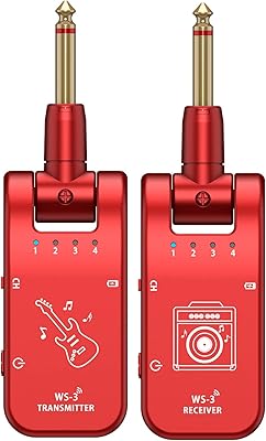 Système audio sans fil, émetteur et récepteur uhf 4 canaux 800 mhz-900 mhz plug and play 282 degrés 6,35 mm système de musique électrique. DIAYTAR COTE D'IVOIRE est la boutique en ligne où vous pouvez trouver tout ce que vous besoin pour vous et votre famille. De la mode aux produits ménagers, en passant par les produits high-tech, elle propose une gamme de produits complète. Elle est la boutique en ligne la plus fiable de Côte d'Ivoire.