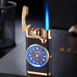 Briquet de montre à cigares fantastique coupe-vent unique sans butane. DIAYTAR COTE D'IVOIRE est une boutique en ligne généraliste qui propose plus de 300 000 références de produits, faisant d'elle la boutique en ligne leader en Cote d'Ivoire. Elle offre une large gamme de produits allant de l'électronique à la mode, en passant par les produits alimentaires. Cela permet aux clients de trouver tout ce dont ils ont besoin en un seul endroit.