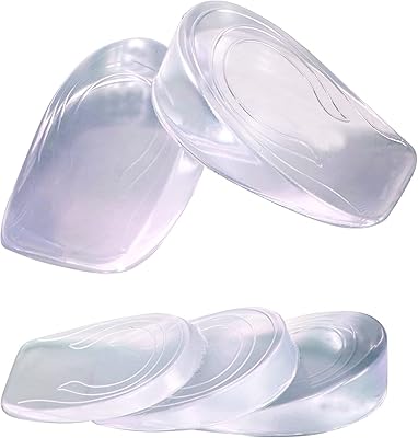 Castowave 1 paire d'inserts de talon pour rehausseur de chaussures invisibles, coussinets