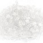 Aexit 200 (diodes) pcs diodes électroluminescentes de type chapeau de paille transparent lumière