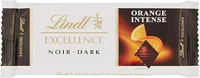 Chocolat noir intense lindt excellence à saveur d'orange, 35 g