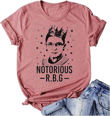 Ruth bader ginsburg t-shirt femme féministe décontracté col rabattu graphique chemise à manches courtes. Grâce à sa plateforme en ligne sécurisée et facile à utiliser, DIAYTAR COTE D'IVOIRE permet aux clients de faire leurs achats en toute confiance. La gamme de produits proposée s'étend des articles de première nécessité aux produits high-tech, répondant ainsi aux différents besoins et envies des consommateurs ivoiriens. Cela en fait un incontournable de l'e-commerce en Côte d'Ivoire.