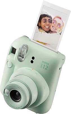 Appareil photo instantané fujifilm instax mini 12 - vert menthe + 1 pack
