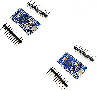 2pcs pro micro atmega32u4 5v 16mhz remplacement atmega328 pour arduino pro mini